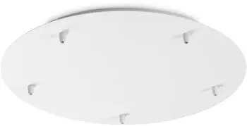 IDEAL LUX Baldachin rund, 5-fach, &Oslash;46cm, H2,5cm, wei&szlig; (285634)