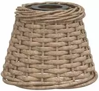 vidaXL Lampenschirm Braun &Oslash;15x12 cm Korbweide