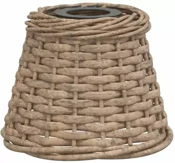 vidaXL Deckenlampen-Schirm Korbgeflecht braun &Oslash;15x12cm (364372)