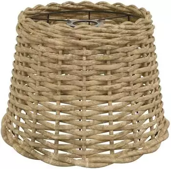 vidaXL Deckenlampen-Schirm Korbgeflecht braun &Oslash;30x20cm (364375)