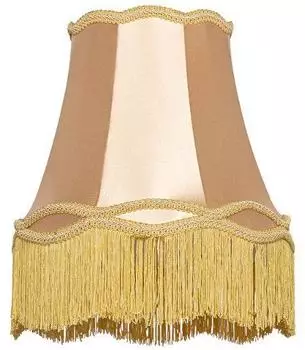 QAZQA Granny Lampenschirm Stoff gold (105705)
