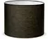 Orion Lightstyle Lampenschirm rund, Stoff, schwarz, Ø 40cm, H 30cm, E27 (210.121173-03)