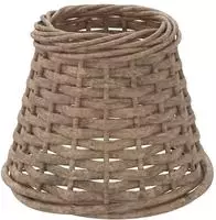 vidaXL Lampenschirm Braun &Oslash;15x12 cm Korbweide