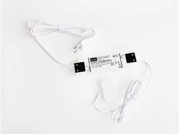 Kalb Flachnetzteil 15W, Kabel wei&szlig;, LED-Ministecksystem (KA140019)