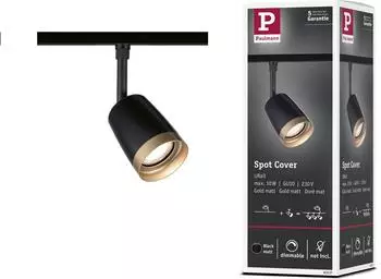 Paulmann URail Cover Schienenspot GU10Schwarz/Gold matt (93137)