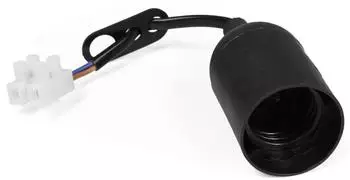 Frei Lampenfassung 11cm Kabel E27 schwarz