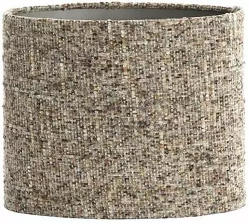 Light & Living Osire Lampenschirm oval, Textil, grau (3830988)