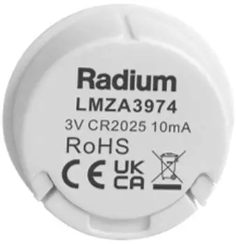 Radium REMOTE RF DOT 1ZONE Funk-Fernbedienung 1 Kanal, wei&szlig; (LMZA3974)