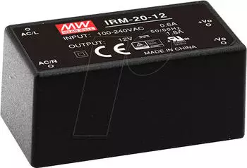 Mean Well IRM-20-5 AC/DC-Printnetzteil 5V/DC 4A 20W (IRM-20-5)