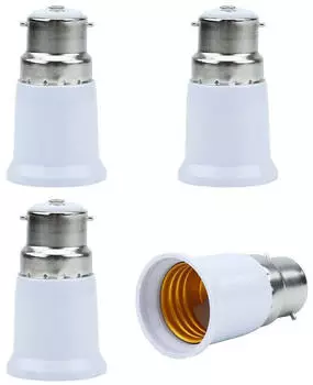 Intirilife Lampensockel-Adapter Konverter, 4er-Set (IL-100149)