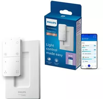 Philips Dimmschalter Fernbedienung, batteriebetrieben, Connected by WiZ