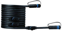Paulmann LED Gartenstrahler "Plug & Shine Kabel 5m 4 Ausg&auml;nge IP68 Schwarz" 1 Stk.