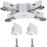 Paulmann 97687, Paulmann 97687 Hochvolt-Schienensystem-Komponente X-Verbinder Wei&szlig;