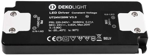Deko-Light Transformator Flat max. 20W 24V schwarz