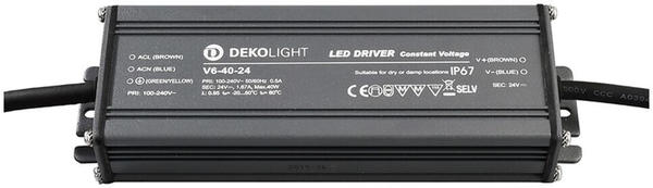 Deko-Light LED Schaltnetzteil Kapego 24V 40W IP67 schwarz