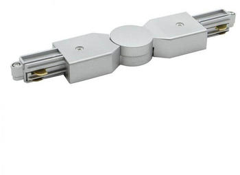 famlights 1-Phasen Schienensystem verstellbarer Verbinder in Silber silber