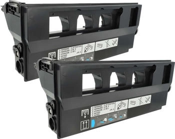 vhbw 2x Resttonerbehälter Ersatz für Konica Minolta WX-101, A162WYA, A162WY1 für Laser-Drucker (182792570-2)