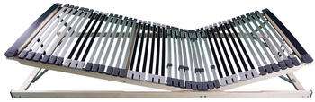 AM Qualitätsmatratzen 7-Zonen Lattenrost 80 x 190 cm Kopf- und Fußteil verstellbar