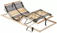vidaXL Bett-Lattenrost Braun 100 x 190 cm Massivholz Buche