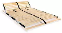 vidaXL Lattenrost mit 28 Latten 7 Zonen 120x200 cm