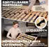 Coemo Lattenrost ERGO 7-Zonen 100x210cm 2er Set, Kopfteil verstellbar (ERGO)