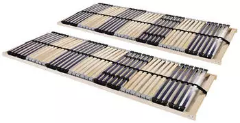vidaXL Lattenrost 7 Zonen 42 Latten 70x200cm, 2er-Set (3051420)