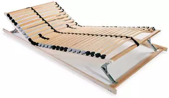 vidaXL Lattenrost 28 Latten 7 Zonen 70x200cm