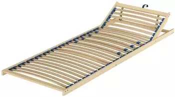 Erst-Holz Federholzrahmen Lattenrost 80x220cm, Kopfteil verstellbar (70.32-08-220 FV)
