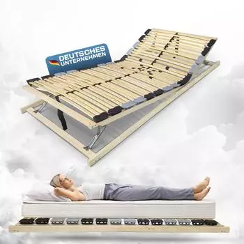 Coemo Lattenrost PREMIUM KF 7-Zonen 42 Leisten verstellbar 80x200cm (PREMIUM.42.HKF.080200)