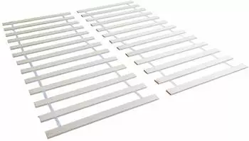 Homestyle4u Rolllattenrost 180x200cm 26 Leisten Kiefer Massivholz