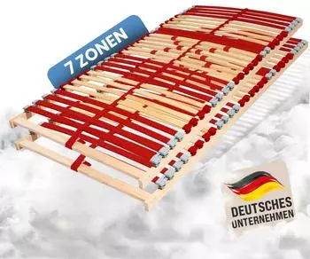Coemo Ruby NV Lattenrost 7-Zonen 28 Leisten 80x200cm, 2er-Set (LAT.RUBY.28H.080200_2)