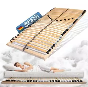 Coemo Lattenrost ERGO NV starr 7-Zonen 28 Leisten 140x200cm (ERGO NV)