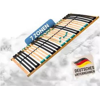 Coemo DR&Ouml;MSON 7-Zonen Lattenrost starr 28 Federleisten 90x200cm