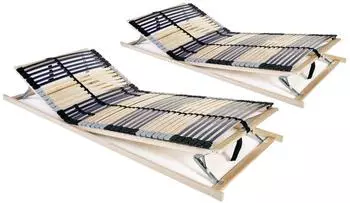 vidaXL Lattenrost 7 Zonen 42 Latten 70x200cm, 2 Stk. (3051419)