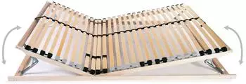 vidaXL Lattenrost 7 Zonen 28 Latten 100x200cm (246458)