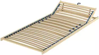 Erst-Holz Federholzrahmen Lattenrost 100x220cm, Kopfteil verstellbar (70.32-10-220 FV)