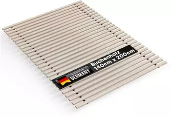 TUGA-Holztech Rolllattenrost Buche 140x200cm, 22mm, bis 650kg (32140200)