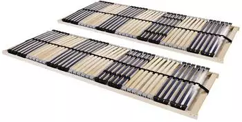 vidaXL Lattenrost 2er-Set 7 Zonen 90x200cm (3051435)