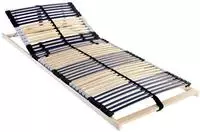 vidaXL Bett-Lattenrost Braun 90 x 190 cm Massivholz Buche