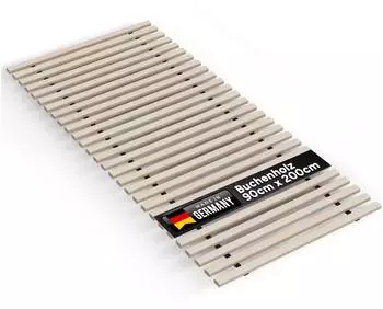 TUGA-Holztech Rolllattenrost Buche 180x200cm, bis 650kg (32180200)