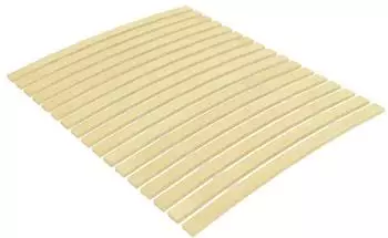 vidaXL Rolllattenrost 17 Latten, 100x200cm, braun (340073)