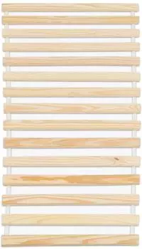 Idimex Rolllattenrost 70x140cm, Kiefer Massivholz, 11 Latten