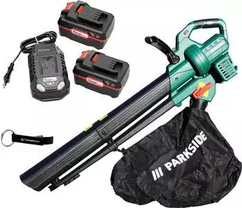 Parkside PLSBA 40 inkl. 2x4Ah Akku + Schlüsselanhänger