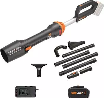 Worx Nitro WG543E.1 inkl. PowerShare 4,0Ah Akku, Ladeger&auml;t & GUTTERPRO-Dachrinnen-Kit