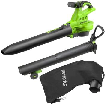 Greenworks GD40BVIIK2X inkl. 2x 2Ah Akkus