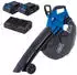 Scheppach BCBLV720X 40 V vacuum blower shredder (with 2 batteries and charger)