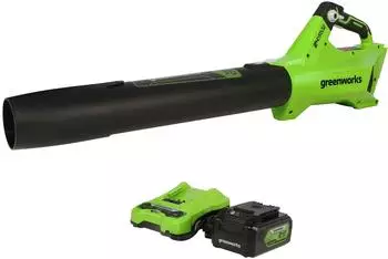Greenworks Laubbl&auml;ser 24V Brushless 177km/h 12,18m&sup3;/min, 4Ah Akku (BL24L411-01)