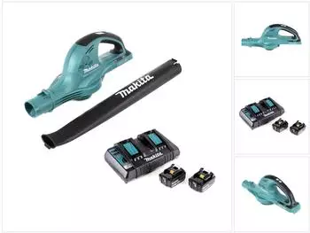 Makita DUB 361 PT Akku-Laubbl&auml;ser 36V, 2x 5Ah Akku + Ladeger&auml;t (DUB361PT)