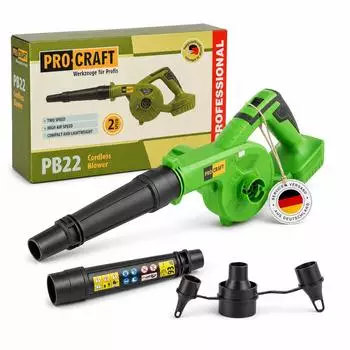 PROCRAFT PB22bb Akku-Laubbläser 20V, ohne Akku und Ladegerät (PB22bb)