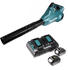 6 Ah, mit 2 Akkus, mit Doppelladegerät: Makita DUB362
